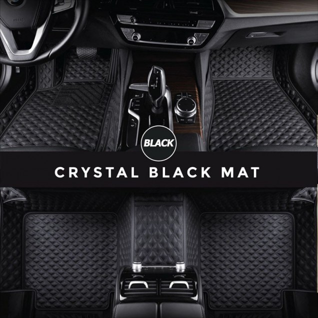 Outlet Black Crystal Elite Luxury Hybrid Car Floor Mats Outlet Black Crystal Elite Luxury Hybrid Car Floor Mats