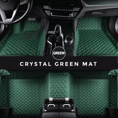 Outlet Green Crystal Elite Luxury Hybrid Car Floor Mats