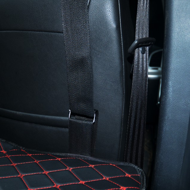 Outlet Universal Diamond Car Bed - Non-Inflatable Black and Red Stitching Luxury Leather Diamond Car Bed Mattress Outlet Universal Diamond Car Bed - Non-Inflatable Black and Red Stitching Luxury Leather Diamond Car Bed Mattress
