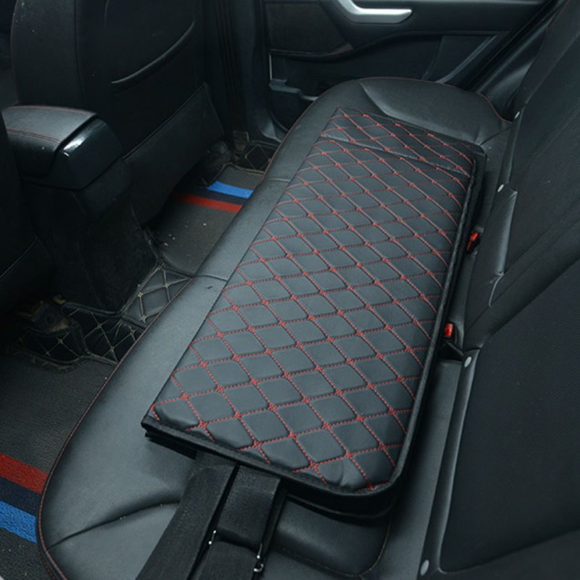 Outlet Universal Diamond Car Bed - Non-Inflatable Black and Red Stitching Luxury Leather Diamond Car Bed Mattress Outlet Universal Diamond Car Bed - Non-Inflatable Black and Red Stitching Luxury Leather Diamond Car Bed Mattress