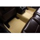 Outlet Beige Luxury Leather Diamond Car Floor Mats Outlet Beige Luxury Leather Diamond Car Floor Mats