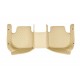 Outlet Beige Luxury Leather Diamond Car Floor Mats Outlet Beige Luxury Leather Diamond Car Floor Mats