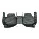 Outlet Black and Green Stitching Luxury Leather Diamond Car Floor Mats
