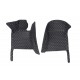 Outlet Black and White Stitching Luxury Leather Diamond Car Floor Mats Outlet Black and White Stitching Luxury Leather Diamond Car Floor Mats
