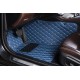 Outlet Blue Luxury Leather Diamond Car Floor Mats