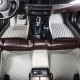 Outlet Grey Luxury Leather Diamond Car Floor Mats Outlet Grey Luxury Leather Diamond Car Floor Mats
