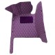 Outlet Purple Luxury Leather Diamond Car Floor Mats Outlet Purple Luxury Leather Diamond Car Floor Mats
