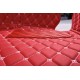 Outlet Red Luxury Leather Diamond Car Floor Mats