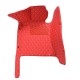 Outlet Red Luxury Leather Diamond Car Floor Mats