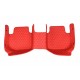 Outlet Red Luxury Leather Diamond Car Floor Mats