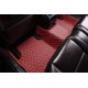 Outlet Wine Red Luxury Leather Diamond Car Floor Mats Outlet Wine Red Luxury Leather Diamond Car Floor Mats