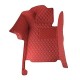 Outlet Wine Red Luxury Leather Diamond Car Floor Mats Outlet Wine Red Luxury Leather Diamond Car Floor Mats