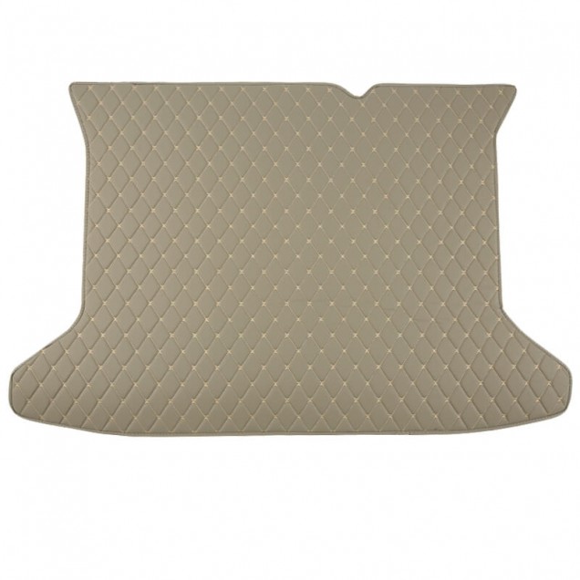 Outlet Grey Luxury Leather Diamond Trunk Base Mats