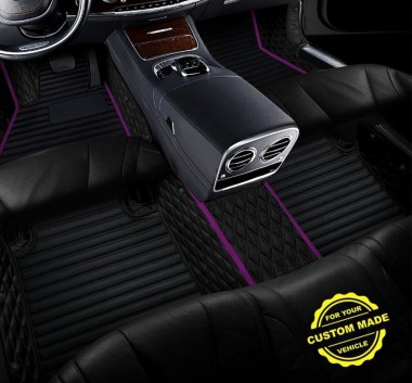 Outlet Purple Hybrid Line Series Premium Car Floor Mats