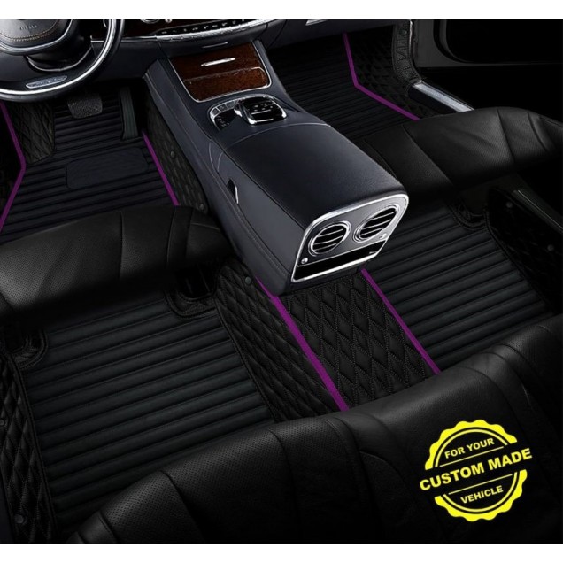 Outlet Purple Hybrid Line Series Premium Car Floor Mats Outlet Purple Hybrid Line Series Premium Car Floor Mats