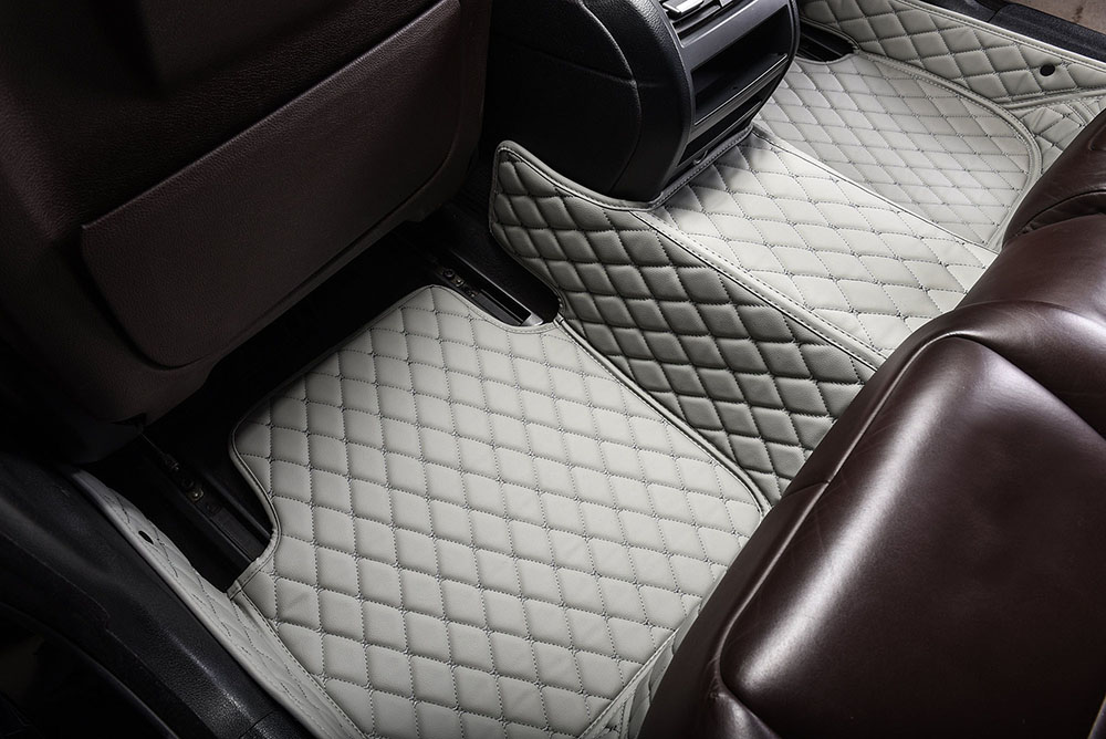 Outlet Grey Custom Diamond Car Mats